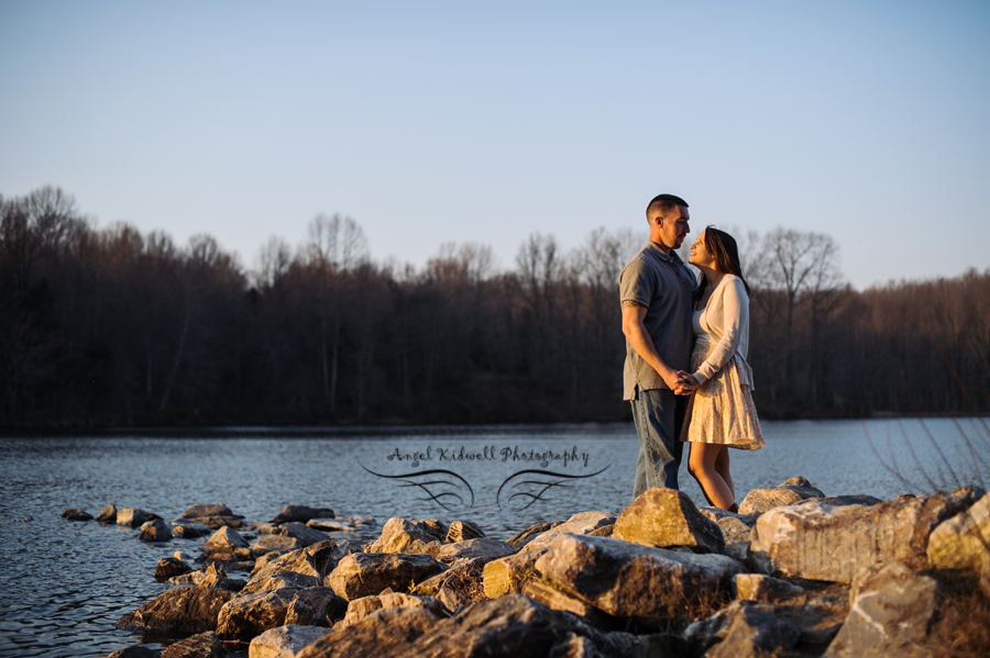 centennial park engagement session, columbia maryland wedding photographer, pasadena maryland wedding photographer, sunset engagement session