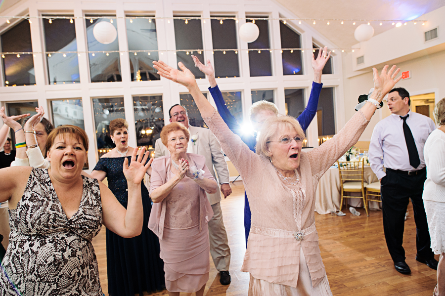 guests dancing to YMCA