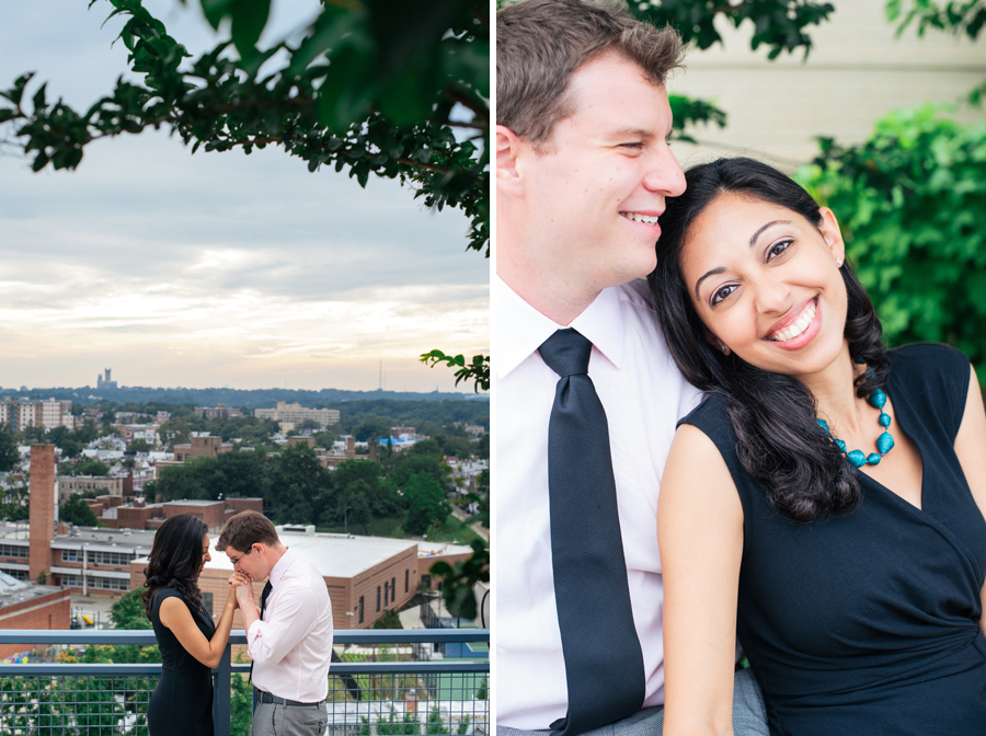 washington dc wedding photographer, washington dc rooftop engagement session, tudor place wedding, maryland wedding photographer