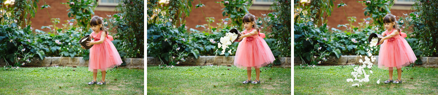 gramercy mansion wedding, baltimore wedding photographer, maryland wedding photographer, chuck taylor wedding shoes, birdcage vail, pink flower girl dress, royal blue bridesmaid dress, daisy bouquet