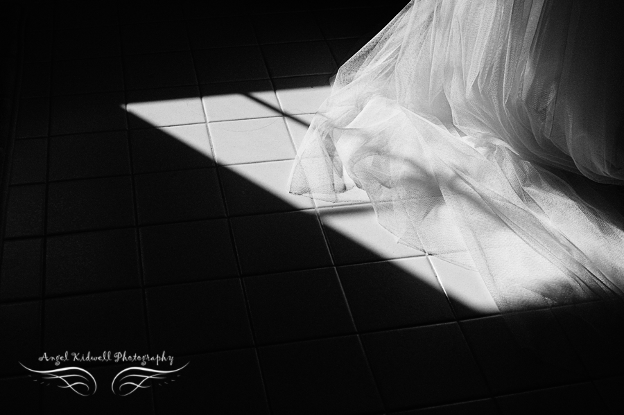 dramatic black and white maryland wedding photography