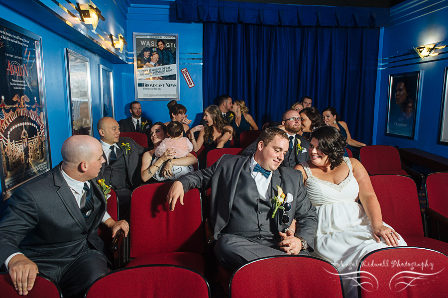 wedding party at the Baltimore Museum of Industry