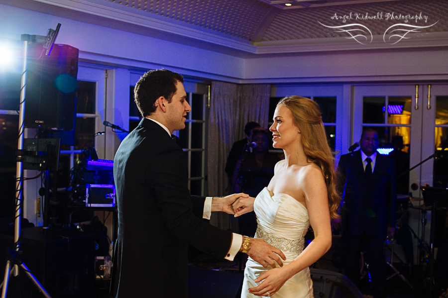 bride and grooms first dance at the hay adams