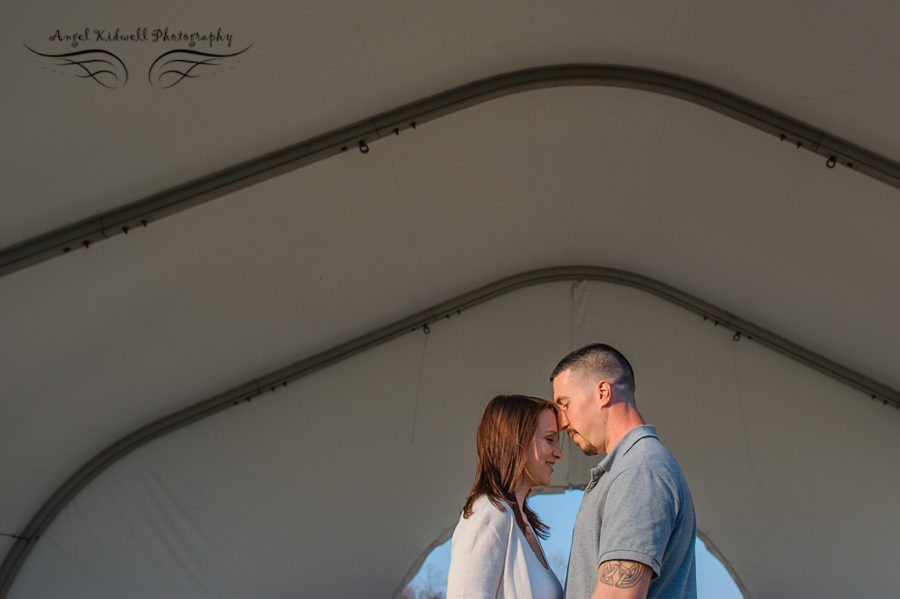 fun engagement session in Centennial Park in columbia maryland