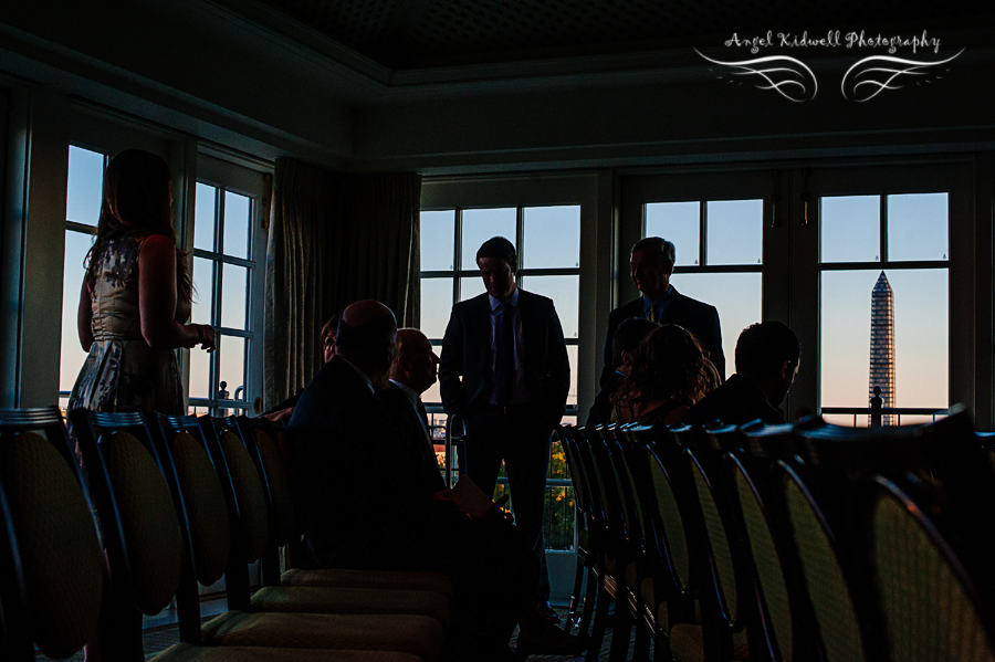 guests waiting for the wedding ceremony at the hay adams