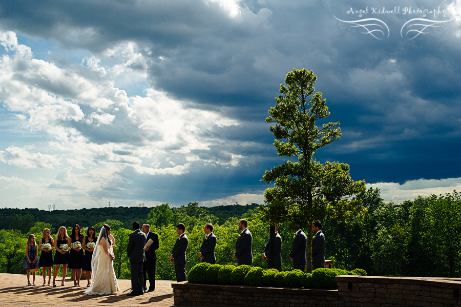 dramatic wedding ceremony in leesburg virginia