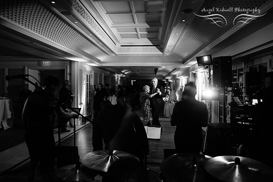 older couple dancing at a reception at the Hay Adams