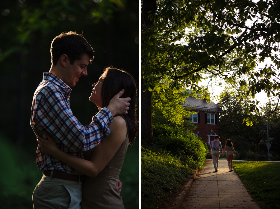 Cleveland Park Engagement Photo