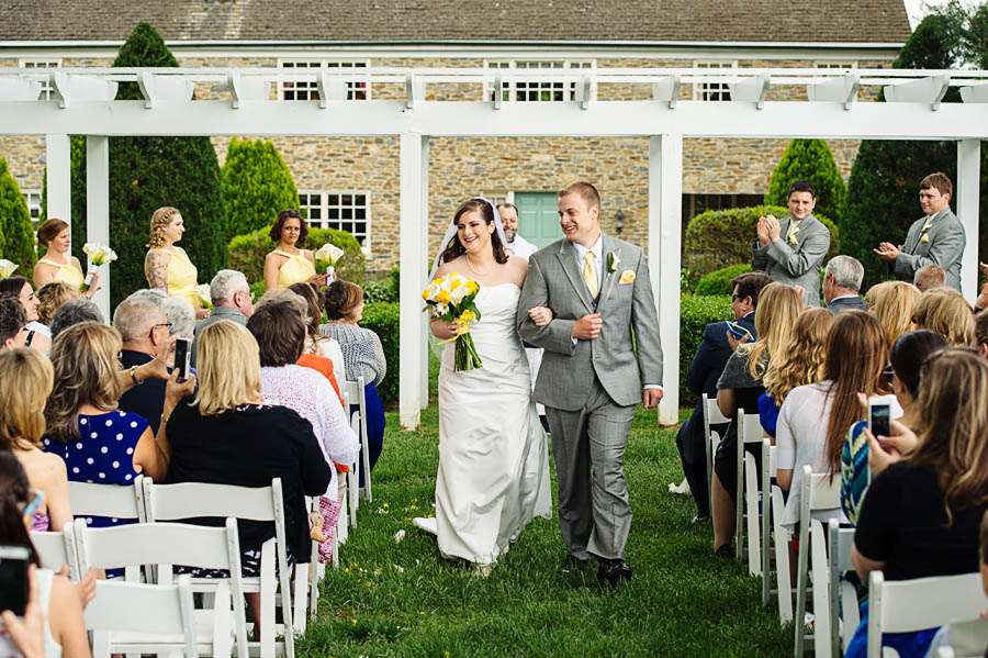 Stone Manor Country Club Outdoor Wedding Ceremony