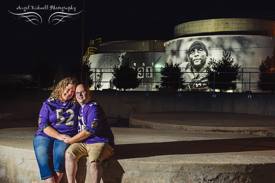 Baltimore Ravens engagement photographer