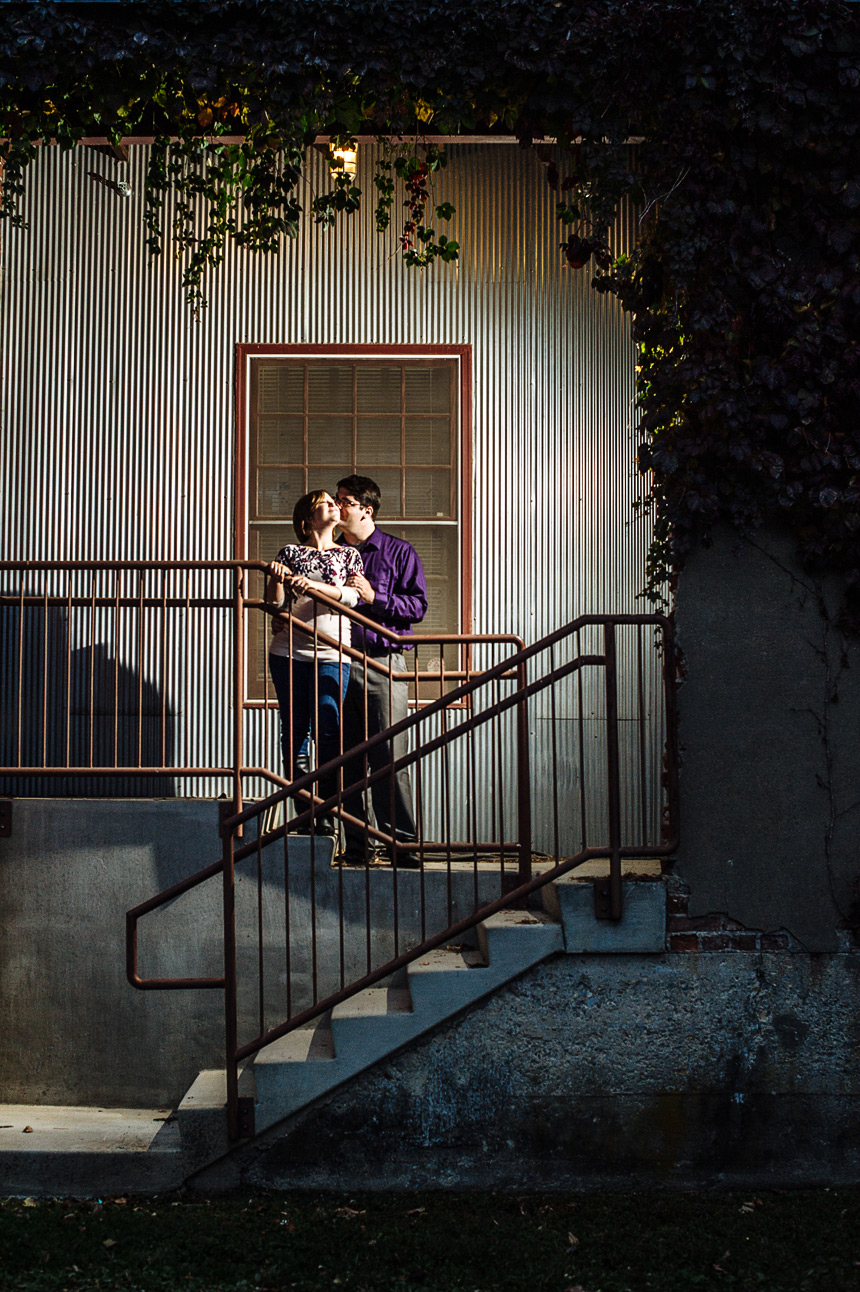 downtown frederick engagement session