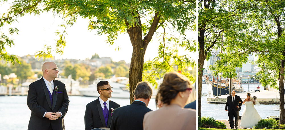 pier 5 hotel wedding in baltimore maryland