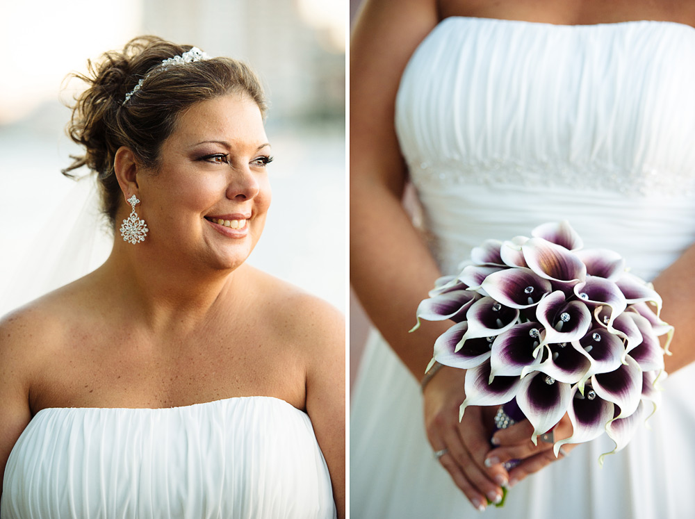 orchid bridal bouquet at pier 5 hotel wedding photographer