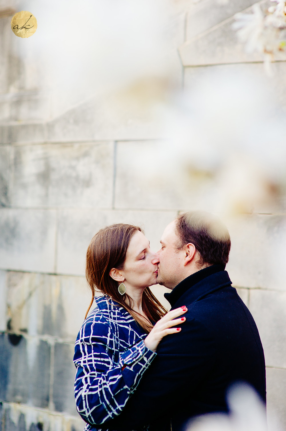 spring baltimore engagement photos