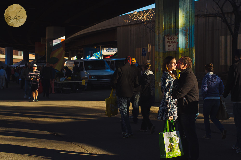 baltimore farmers market engagement photographer