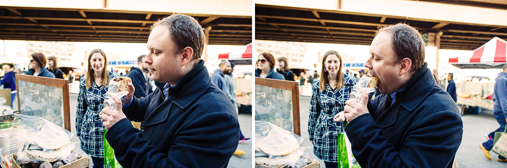 baltimore farmers market engagement photographer