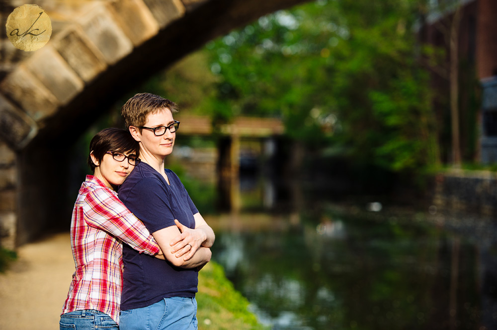 washington dc lesbian engagement session LGBT