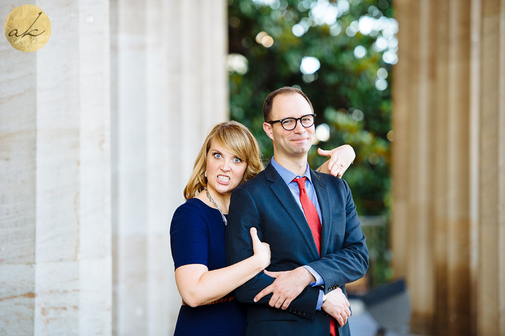 national portrait gallery engagement session