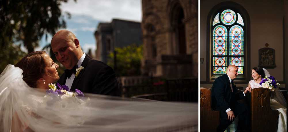 dramatic veil photo Sunset room National harbor wedding