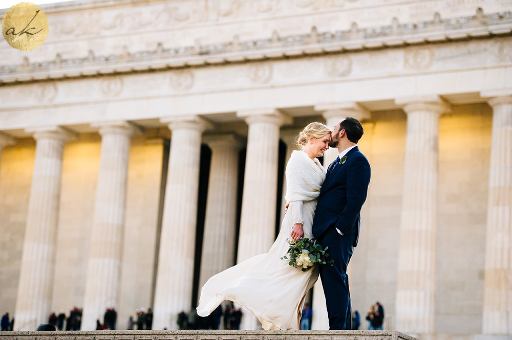 lincoln memorial wedding photography