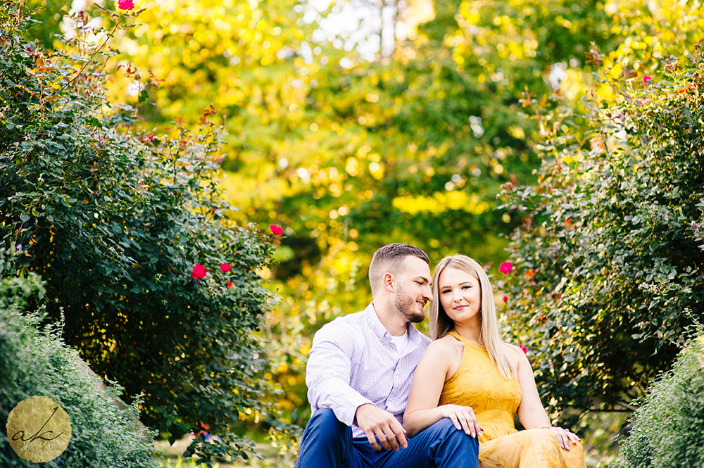 Brookside Gardens Autumn Engagement Photographer 2