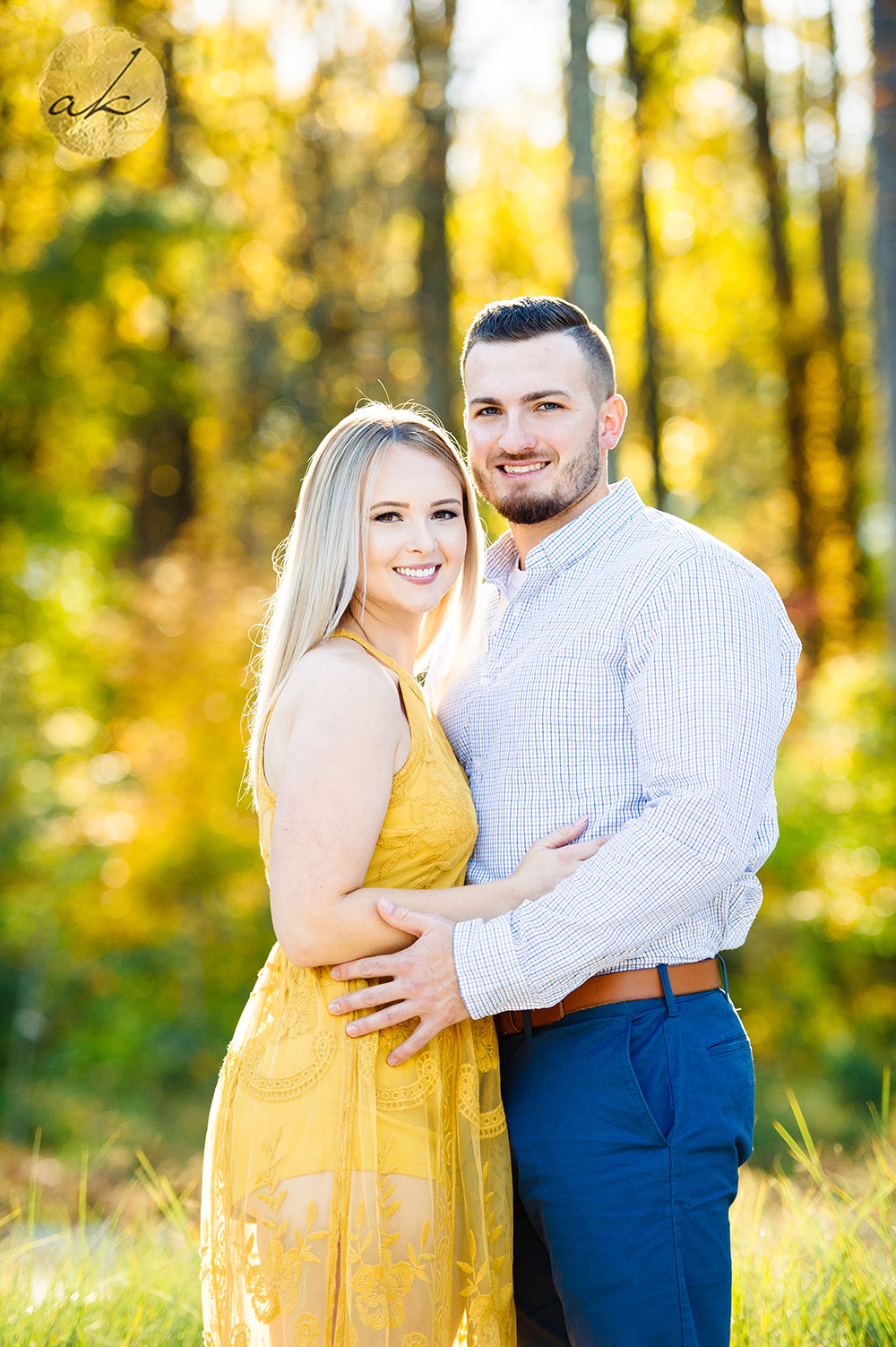 Brookside Gardens Autumn Engagement Photos 1