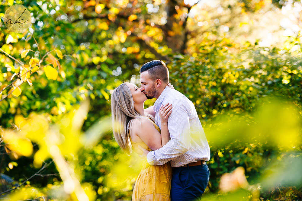 Brookside Gardens Autumn Engagement Photographer 5