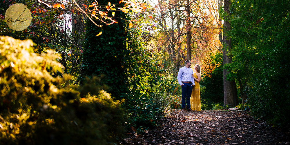 Brookside Gardens Fall Engagement Photos 6