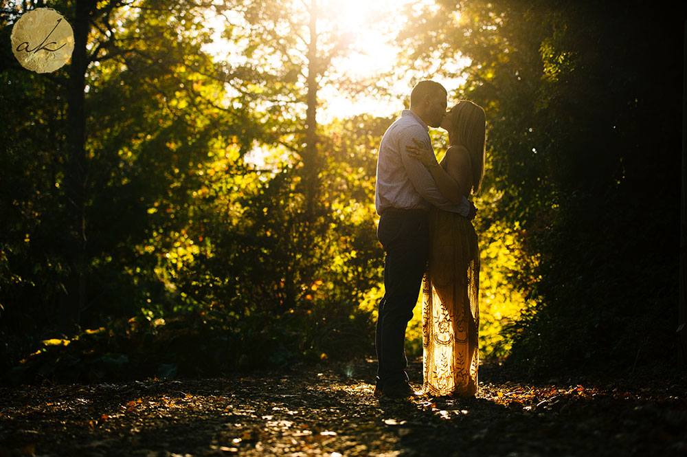 Brookside Gardens Autumn Engagement Photography 7