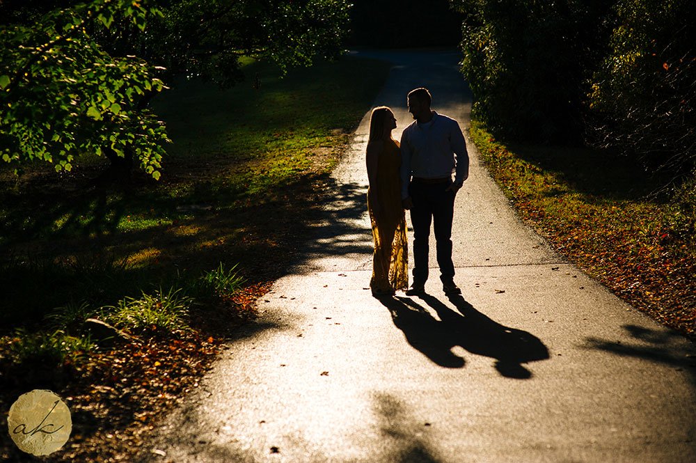 Brookside Gardens Autumn Engagement Photos 10