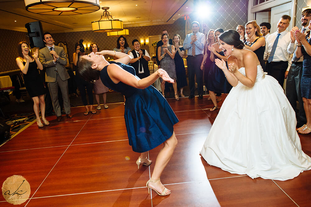 friends dancing at Old Town Alexandria wedding 12