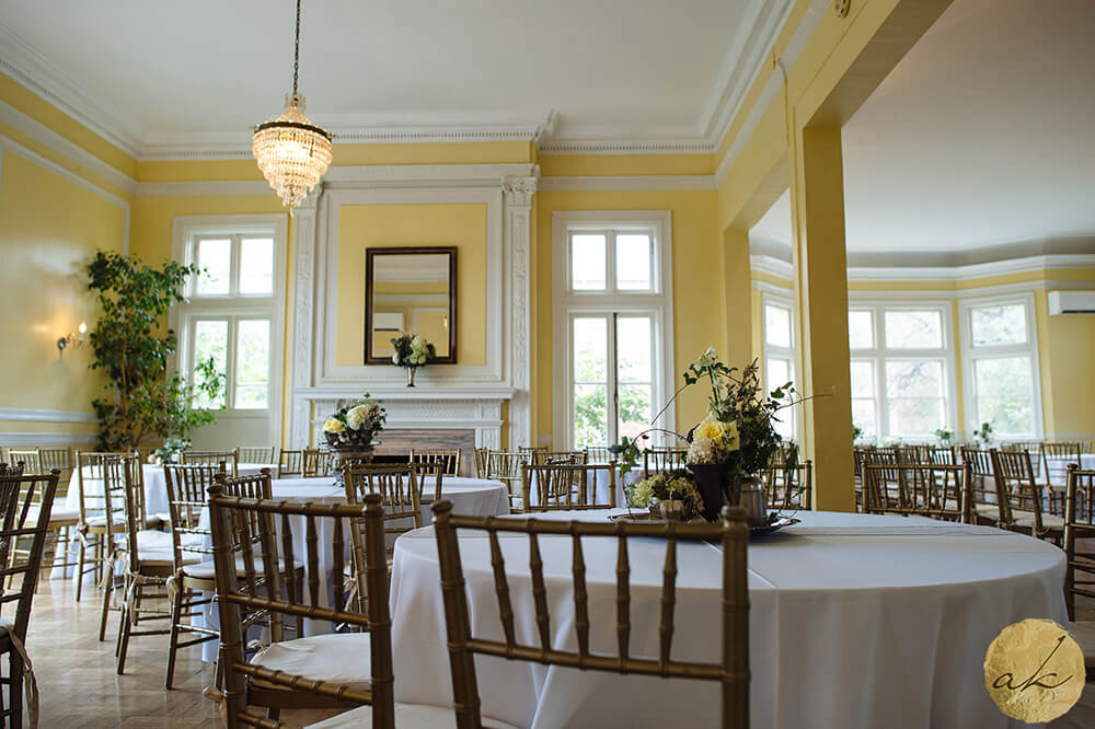 table settings at Josephine Butler Parks Center wedding 56