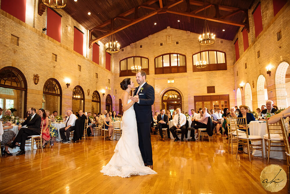 first dance at St. Francis Hall wedding 60