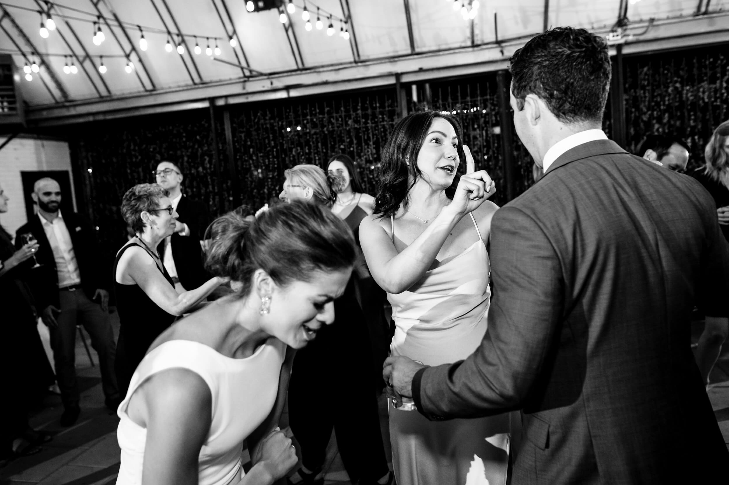 group of people dancing at washington dc wedding